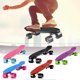 thumbnail image 4 of Patineta profesional de 22 pulgadas con 4 ruedas, fácil de girar, suave para mover, patineta profesional para niños, adolescentes y adultos, color negro, 4 of 5