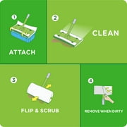 Swiffer Sweep + Mop, Wet Pads Refill, Floor Cleaner, Cleaning Cloths, Lavender, 24 Count