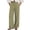 Olive Green, variant on Womens Linen Cotton Pants Wide Leg Palazzo Pants Summer Spring Casual Work High Elastic Waisted Pants Trouser with Pockets