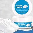 thumbnail image 2 of White Shoe Cleaner Cream with Sponge – No Wash White Shoe Whitener for Sneakers, Canvas Shoes, and Boots, Removes Stains and Scuffs, 2 of 9