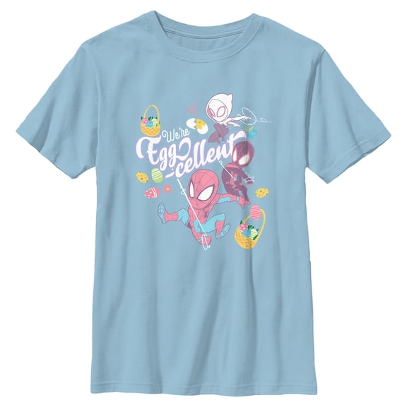 Boys Marvel We Are Eggcellent T Shirt