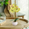 thumbnail image 5 of Lifelike Silk Phalaenopsis Artificial Potted Flowers, Realistic Bonsai Simulation, Home Decor, Wedding Centerpiece, Office Tabletop Decoration, Indoor Outdoor Plant, 5 of 6