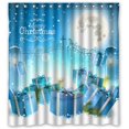thumbnail image 1 of ABPHQTO Fondo de Navidad Cortina de ducha Cortina de ducha impermeable 160x180 cm, 1 of 2