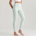 thumbnail image 2 of COMVALUE Buttery Soft Leggings for Women - High Waisted Tummy Control No See Through Workout Yoga Cycling Tights Pants Light Green L, 2 of 9