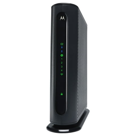 MOTOROLA MG7315 (8x4) Cable Modem + N450 WiFi Router Combo, DOCSIS 3.0 | Certified by Comcast XFINITY, Charter Spectrum, Time Warner, BrightHouse, Cox and more | 343 Mbps Max (The Best Cable Modem Router Combo)