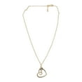 thumbnail image 3 of Collar con colgante de letra C con diamantes de imitación para mujer, collar con colgante en forma de corazón de cobre a la moda, joyería, 3 of 12