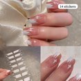 thumbnail image 1 of Pegatinas de uñas de Color sólido arcoíris, cubierta completa de Gel, uñas sin envoltura de hornear, accesorio de calcomanías de Arte de manicura DIY, 14 puntas, 1 of 7