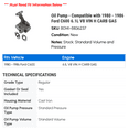 thumbnail image 2 of Oil Pump - Compatible with 1980 - 1986 Ford C600 6.1L V8 VIN H CARB GAS 1981 1982 1983 1984 1985, 2 of 2
