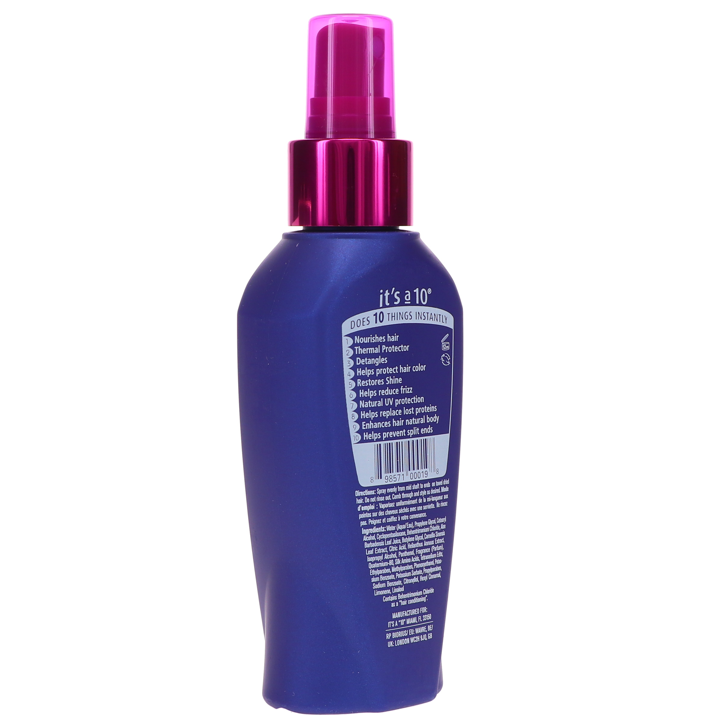 It's a 10 Miracle Leave-in Product 4 oz - image 4 of 8