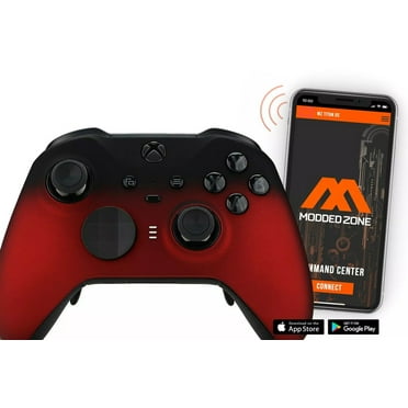 Soft Touch Shadow Red Xbox One ELITE Series 2 Rapid Fire Modded Controller 40 Mods