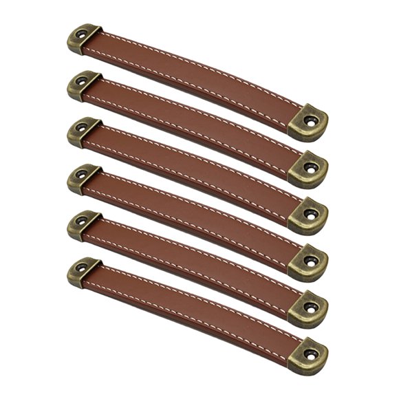 SKISUNO 6Ud De Cajón De Cuero Para Armarios Y Comodas Resistentes Y Flexibles