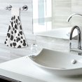 thumbnail image 5 of Yayeee Kitchen Hanging Hand Towels Set of 2 with Loop Bathroom Absorbent Tie Towel, Cow Spots, 5 of 7