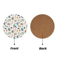 thumbnail image 2 of Xecao Travel1 for MDF Cork Coaster 4 Pcs,Drink Coasters,Suit for House Warming Gifts New Home ,Coffee Table Decor-Round Shape, 2 of 7