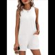 thumbnail image 1 of Cortos Informales para Mujer, de Verano Sin Mangas, Pantalones Cortos Informales con Bolsillos. M, 1 of 7