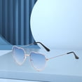 thumbnail image 1 of Gafas de protección 400 Colcomx Corazón estilo retro para niñas A b azul, 1 of 7