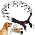 thumbnail image 1 of EIMELI Dog Prong Collar  Dog Pinch Training Collar with Quick Release Snap Buckle And Adjustable Length for Small Medium Large Dogs S (Weight: Around 35 lbs), 1 of 1