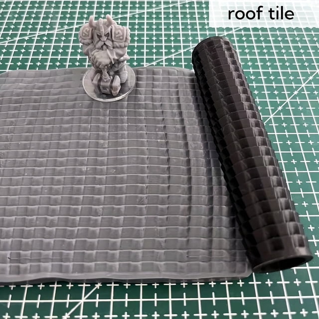 Rodillo de textura de terreno for juegos de escritorio, herramienta de modelado de espuma de arcilla, impresión 3D, detalles altos, color aleatorio, 1 ud.