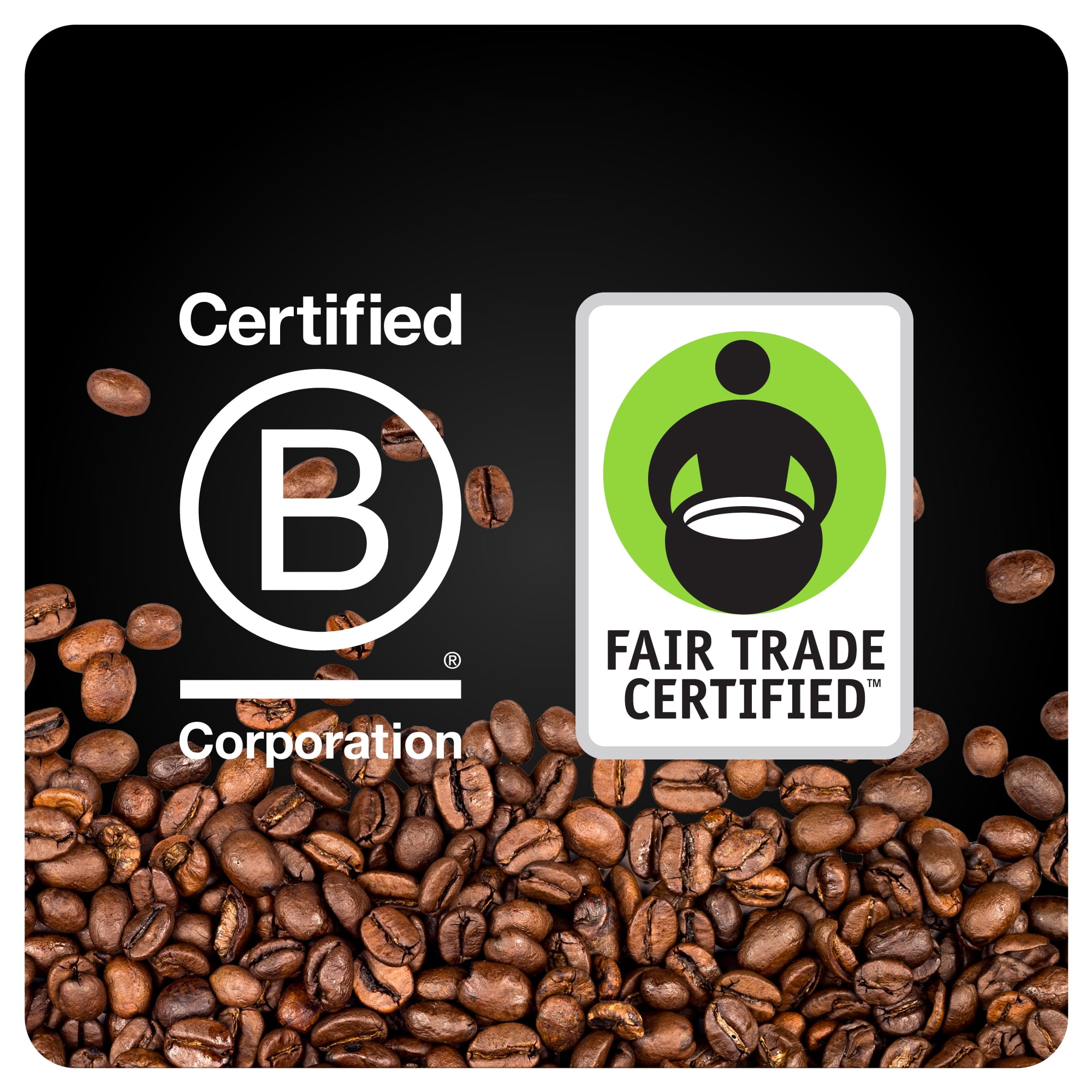 BLK & Bold Rise & GRND Blend, Medium Roast Whole Bean Coffee - 10.5 oz