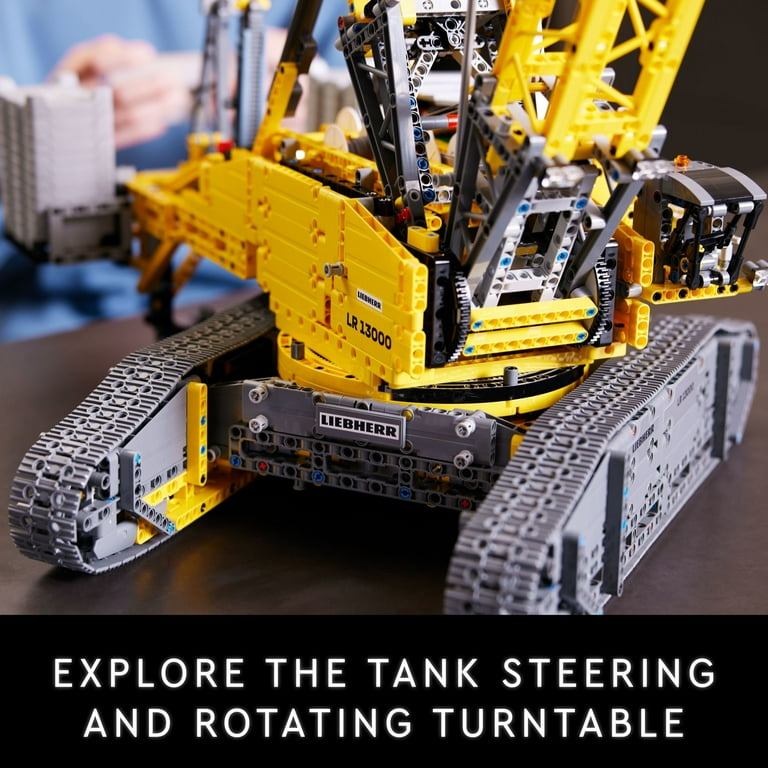 LEGO Technic Liebherr Crawler Crane LR 13000 42146 Advanced Building Kit  for Adults, Build and Display this Model Crane, Incredible Details  Including