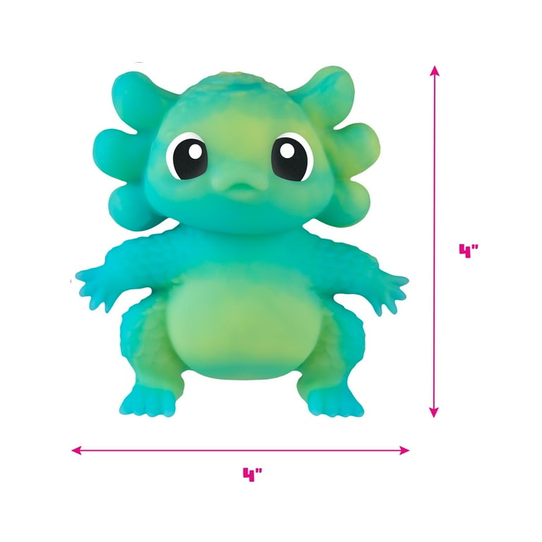 ORB Funkee Animalz MEGA Axolotl 3 Pack Soft Squishy Stretchy