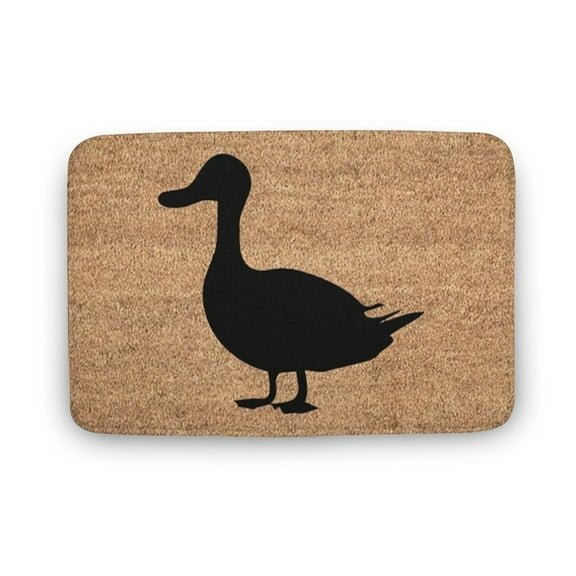 Duck Doormat, Ducks Pond Door Mat, Housewarming Gift, Animal Doormat, Welcome Doormat,Coral Velvet Rug,Funny Doormat, Home Decor, Welcome Mat,Indoor Doormat,Front Back Door Mat 16”x24”