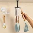 thumbnail image 4 of Baohd 7-Claws Hook Kitchen Hanger Rotatable Storage Rack Self-Adhesive Handbag Clothing Multi-use Home Bathroom Door Black, 4 of 6