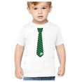 thumbnail image 1 of Tstars Boys Unisex Irish Clover Striped Tie Kids St Patricks Day Shamrock Shirts Gift for Boys Irish Shirt Pride Proud Irish Toddler Kids Graphic T Shirt, 1 of 11