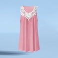 thumbnail image 2 of Women's Tops Tees Blouses Lace Neckline Loose Summer Sleeveless Basic Shirts Tank Tops for Women, 2 of 5