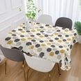 thumbnail image 5 of JSTEL Retro Honeycomb Hexagon Table Cloth Rectangle 54 x 72 Inch Tablecloth Anti Wrinkle Table Cover for Dining Kitchen Parties, 5 of 6