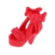 thumbnail image 4 of Zapatos Bowknot Calcetines Accesorios Miniatura Moda perfke Zapatos de tacón alto de muñeca rojo, 4 of 9
