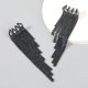thumbnail image 1 of Borla larga Diamante de imitación completo, Pendientes colgantes, Moda / Pendientes de moda para mujer Pendiente para damas de compromiso negro Salvador Pendientes largos de borla, 1 of 10