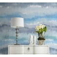 thumbnail image 4 of Lillian August Luxe Haven Ikat Waves Peel and Stick Wallpaper 20.5 in W x 18 ft. L - Lakeside, 4 of 7
