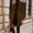 Brown, variant on Blmnix Wool Women Fall Jackets Green Trench Barn Jacket Long Sleeve Fall Winter Cloting