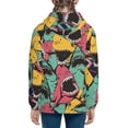 thumbnail image 4 of Kll Unisex Kids Boys Girls Hooded Pocket Pullover Hoodies-Angry Shark Pattern, 4 of 9