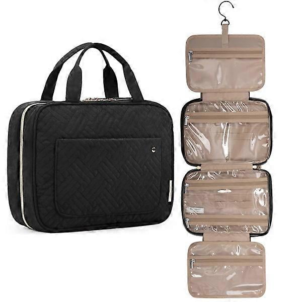 Black Panther Hanging Travel Toiletry Bag for Women and Men, Foldable Hygienic Bag, Organizer Kit for Cosmetics