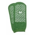 thumbnail image 2 of Slipper Socks; Med Green Pair Men's 5-6 Wms 6-7 Child 7-11, 2 of 2