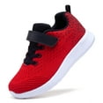 thumbnail image 5 of NEWMALL; Unisex Kids EVA Sole Casual Dress Shoes Breathable Mesh Sneaker, Pink, Sizes 5-13, 5 of 9
