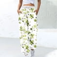 thumbnail image 2 of Birdeem Women Loose Casual Printed Pocket Drawstring Pants, 2 of 5