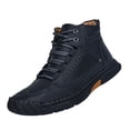 thumbnail image 2 of Men’s Waterproof Leather Boots,Wide Toe Box Ankle Boots with Cushioned Insole,Comfortable Non-Slip Outdoor Walking Shoes, 2 of 6