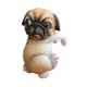 thumbnail image 1 of Estatua de perro para jardín, figura decorativa, maceta, micropaisajismo, decoración, maceta Doguillo, 1 of 9