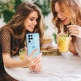 thumbnail image 5 of for Samsung Galaxy S21 Ultra Case Love Heart Plating Electroplate Luxury Elegant Case Camera Protector Soft TPU Shockproof Protective Corner Back Cover Galaxy S21 Ultra Case -Blue, 5 of 10