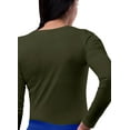 thumbnail image 3 of SIVVAN Scrubs For Women - Long Sleeve Comfort Underscrub Tee 3-Pack, 3 of 7
