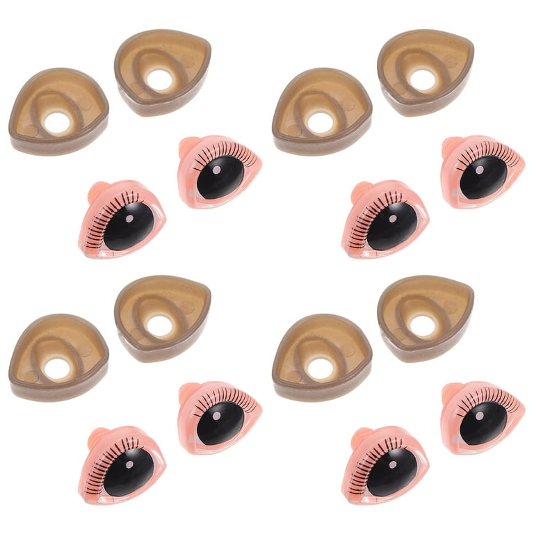 1 Box Plastic Doll Eyes Crafts For Diy Doll Toys Accessories - Temu