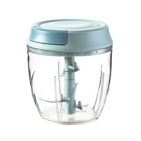 

Xunyuan Garlic Blender Multifunctional Smiley PP Meat Grinder Manual Chopper Kitchen Tool