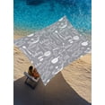 thumbnail image 2 of Sun Shade Sail 8'x10' Kitchen Tools Rectangle Sun Shade Sails Canopy Waterproof Grey Utensils Pots Pans Spoon Fork Outdoor Sunshades Sand UV Block Cover Shades Cloth for Patio Backyard Garden Deck, 2 of 9