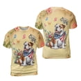 thumbnail image 3 of English Bulldog Celebrates Spring and Enjoys a Happy Easter All Over Print 3D Shirt Unisex Merch Dog Lover Gifts Idea - 02001, 3 of 6