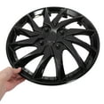 thumbnail image 5 of Beaupretty Car Hubcaps for Daily Use Black PP 1Pcs Vehicle Accessory 15.2*15.2*2.0in, 5 of 8