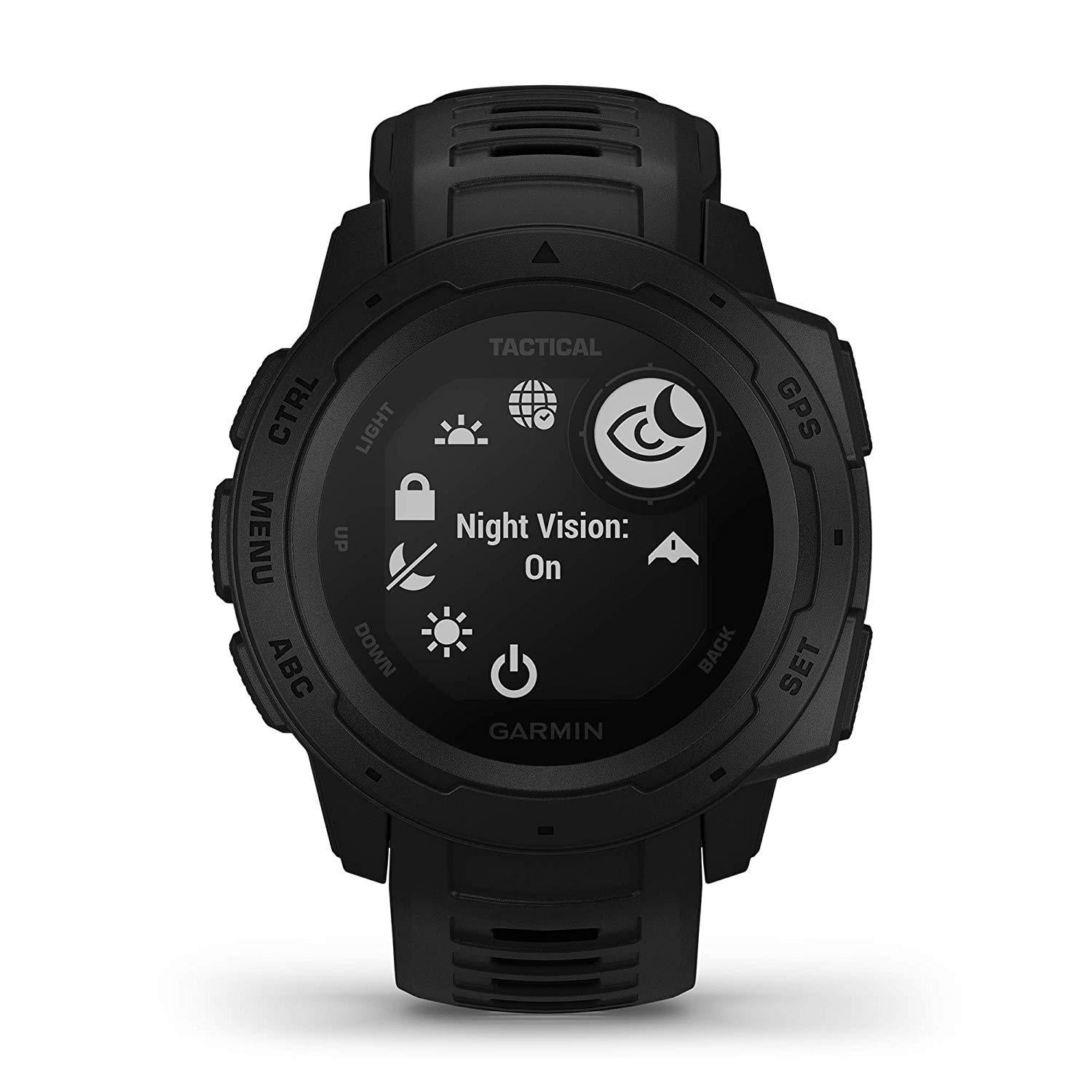 Garmin Instinct Tactical GPS Watch in Black - Walmart.com