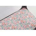 thumbnail image 3 of Juego de sábanas bajeras Tontukatu, paquete de 3 unidades, diseño floral de conejo rosa, 61 x 99 cm, 3 of 7