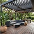 thumbnail image 6 of Parrot Uncle 42" IP65 Waterproof Plug-in Outdoor Ceiling Fan with Light and Remote, Brown Propeller Ceiling Fan for Patio, 6 of 20